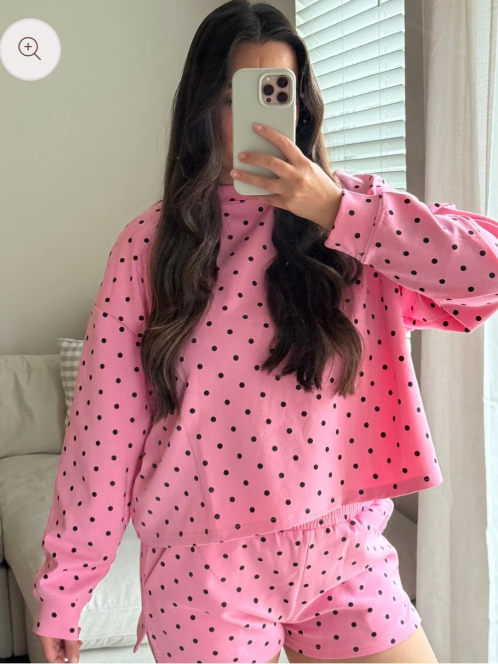 Motion Pink Polka Dot set